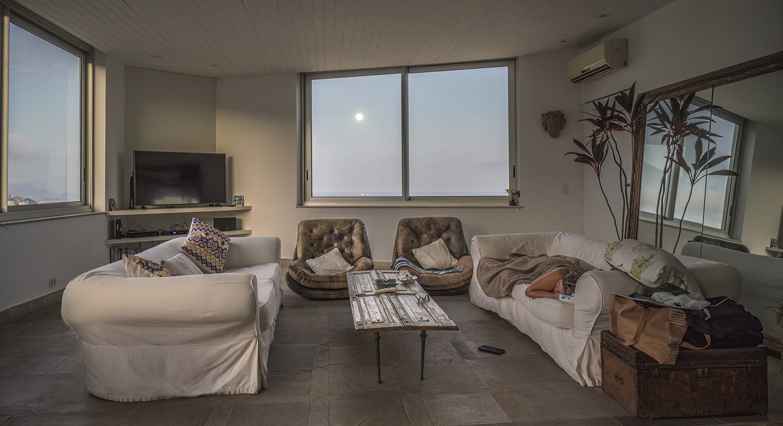 Sala de apartamento no Leblon, Zona Sul do Rio de Janeiro